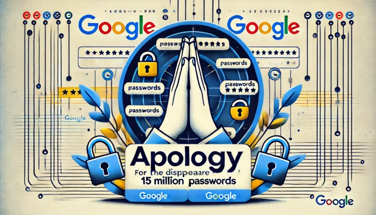 Google says ‘sorry’ after passwords vanish for 15 million users