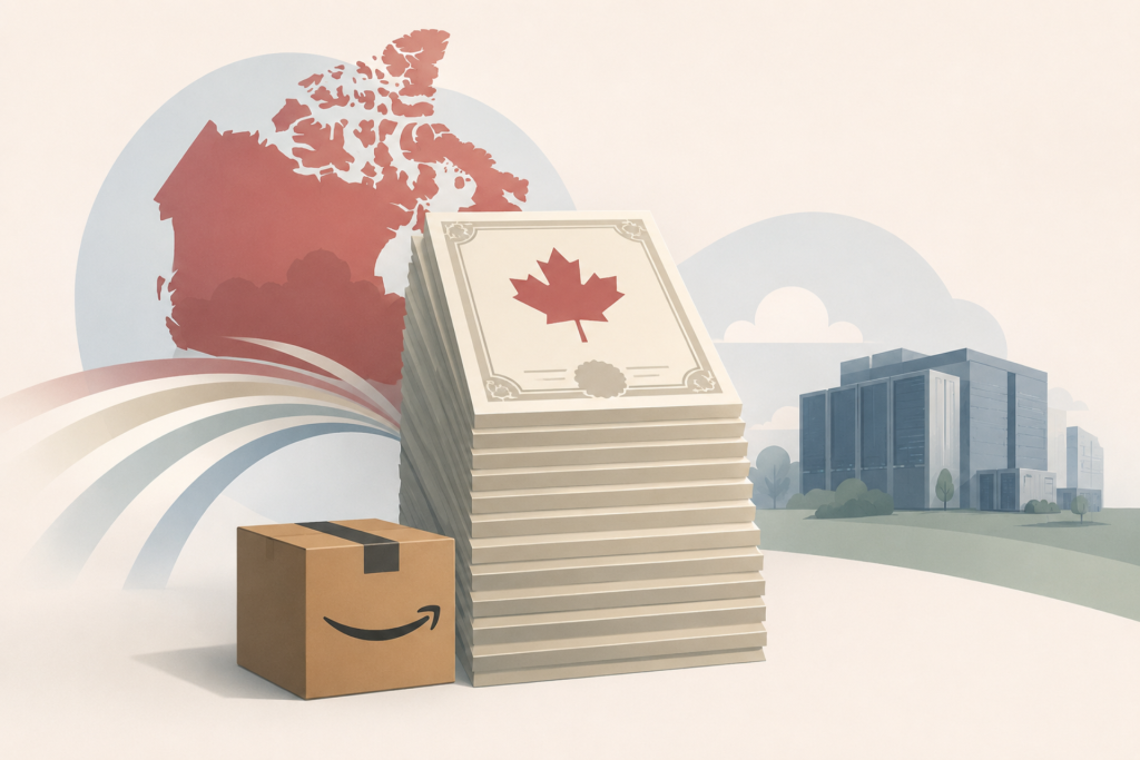 Amazon sets record with C$14 billion Canadian bond sale